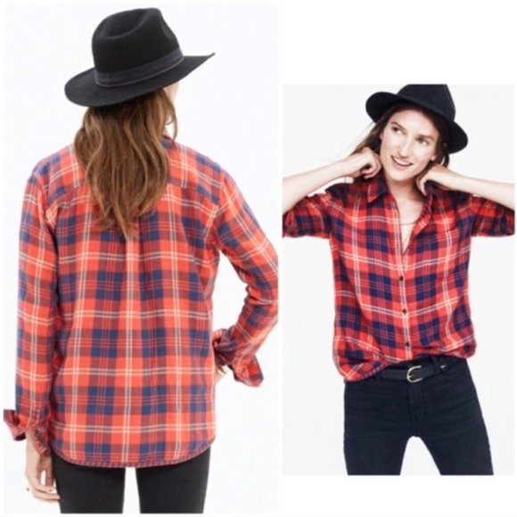 Madewell Tops - Madewell Plaid Flannel